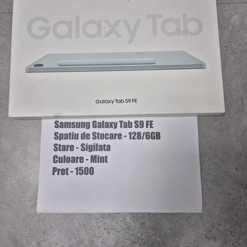 Tableta Samsung Galaxy Tab S9 FE Mint Sigilata