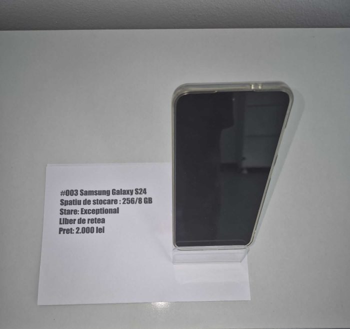 Telefon Samsung Galaxy S24 5G Negru Sigilat